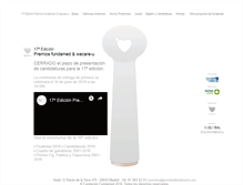 Tablet Screenshot of premiosfundamed.com